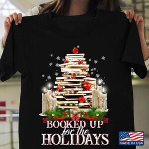 Booked For Holidays Christmas Festive Graphic Unisex T-Shirt